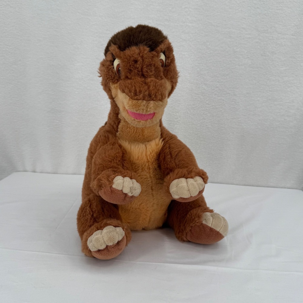 Vintage The Land Before Time Plush Gund 1988 Littlefoot Dinosaur 17" Retro Toy